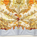 HERMES Carre 90 Scarf ""AU PAYS DE COCAGNE"" Silk Light Blue Auth 135700-9