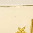 HERMES Carre 90 Scarf ""POSTE ET CAVAIENE"" Silk Blue Auth 135701-12