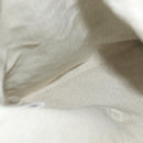 HERMES Buggy Baggage Hand Bag Canvas Beige Silver Auth 135703-12