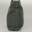 PRADA Hand Bag Nylon Khaki Silver Auth 135704-4
