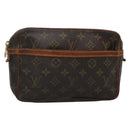 LOUIS VUITTON Monogram Compiegne 23 Clutch Bag M51847 LV Auth 135738-1
