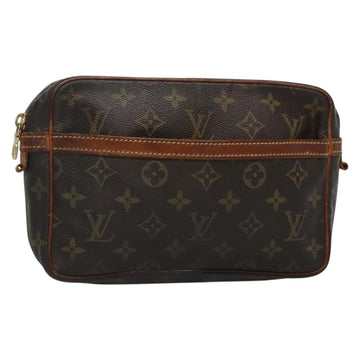 LOUIS VUITTON Monogram Compiegne 23 Clutch Bag M51847 LV Auth 135738