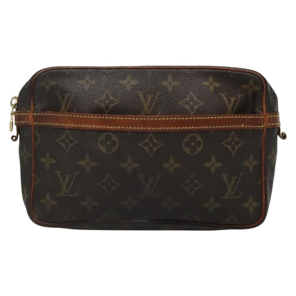 LOUIS VUITTON Monogram Compiegne 23 Clutch Bag M51847 LV Auth 135738