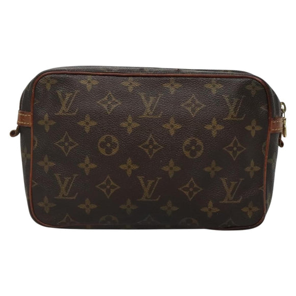 LOUIS VUITTON Monogram Compiegne 23 Clutch Bag M51847 LV Auth 135738