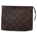 LOUIS VUITTON Monogram Poche Toilette 19 Pouch M47544 LV Auth 135742-13