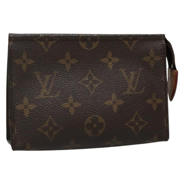 LOUIS VUITTON Monogram Poche Toilette 15 Pouch M47546 LV Auth 135744