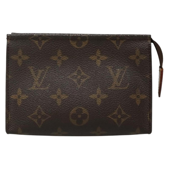 LOUIS VUITTON Monogram Poche Toilette 15 Pouch M47546 LV Auth 135744