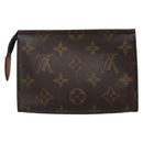 LOUIS VUITTON Monogram Poche Toilette 15 Pouch M47546 LV Auth 135744-2