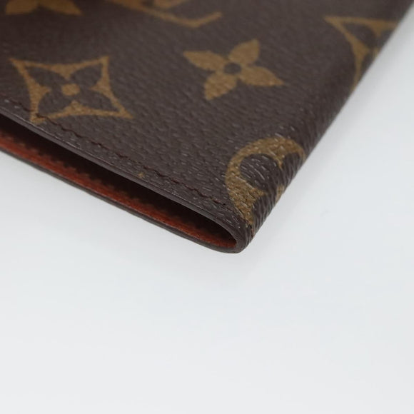 LOUIS VUITTON Monogram Porto Cartes Crdit Pression Card Case M60937 Auth 135749