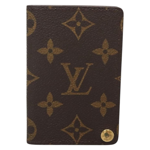 LOUIS VUITTON Monogram Porto Cartes Crdit Pression Card Case M60937 Auth 135749