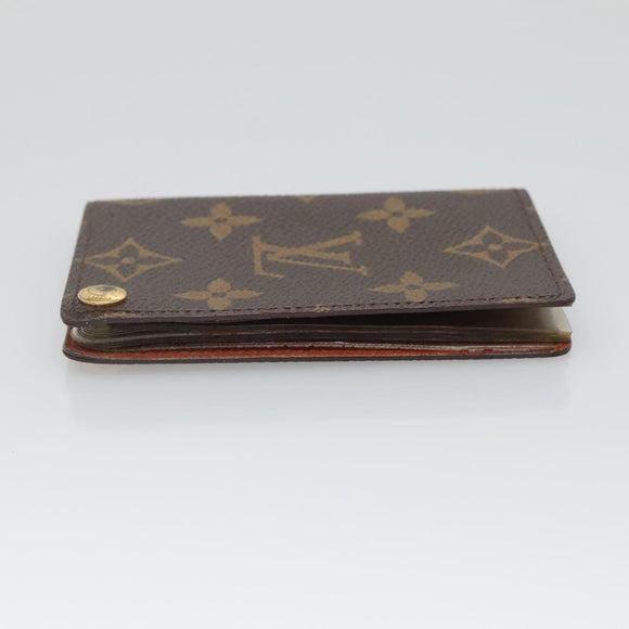 LOUIS VUITTON Monogram Porto Cartes Crdit Pression Card Case M60937 Auth 135749
