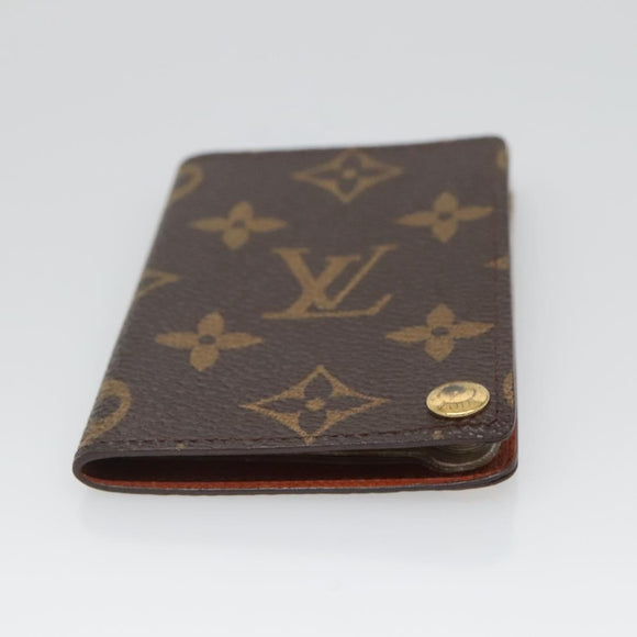 LOUIS VUITTON Monogram Porto Cartes Crdit Pression Card Case M60937 Auth 135749