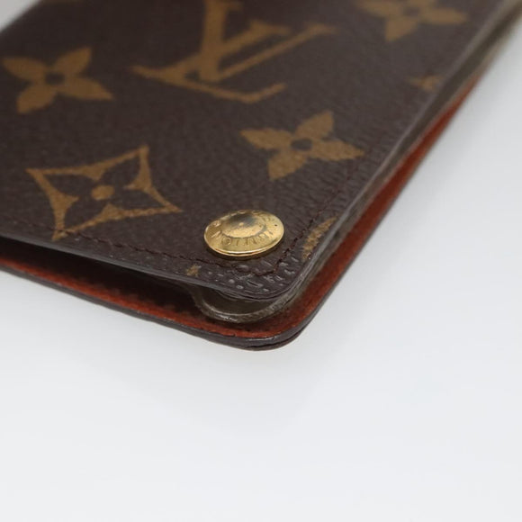 LOUIS VUITTON Monogram Porto Cartes Crdit Pression Card Case M60937 Auth 135749
