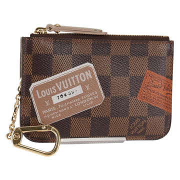 LOUIS VUITTON Damier Ebene Pochette Cree Coin Purse N63086 LV Auth 135756V