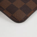 LOUIS VUITTON Damier Ebene Pochette Cree Coin Purse N63086 LV Auth 135756V-16