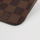 LOUIS VUITTON Damier Ebene Pochette Cree Coin Purse N63086 LV Auth 135756V-17