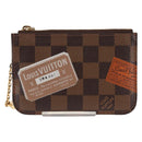 LOUIS VUITTON Damier Ebene Pochette Cree Coin Purse N63086 LV Auth 135756V-13