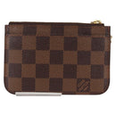 LOUIS VUITTON Damier Ebene Pochette Cree Coin Purse N63086 LV Auth 135756V-2