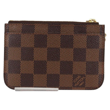 LOUIS VUITTON Damier Ebene Pochette Cree Coin Purse N63086 LV Auth 135756V - 0