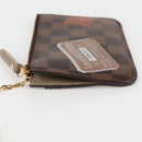 LOUIS VUITTON Damier Ebene Pochette Cree Coin Purse N63086 LV Auth 135756V-3