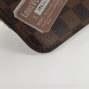 LOUIS VUITTON Damier Ebene Pochette Cree Coin Purse N63086 LV Auth 135756V-14