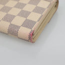 LOUIS VUITTON Damier Azur Portefeuille Sarah Long Wallet N61735 LV Auth 135757-15