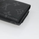 LOUIS VUITTON Monogram Eclipse Discovery Compact Wallet M67630 LV Auth 135759-10