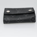 LOUIS VUITTON Monogram Eclipse Discovery Compact Wallet M67630 LV Auth 135759-7