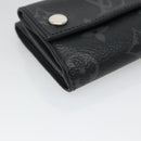 LOUIS VUITTON Monogram Eclipse Discovery Compact Wallet M67630 LV Auth 135759-9