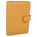 LOUIS VUITTON Epi Agenda PM Day Planner Cover Yellow R20059 LV Auth 135760-1