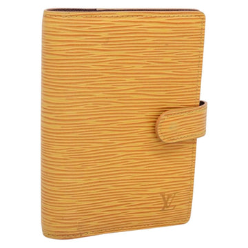 LOUIS VUITTON Epi Agenda PM Day Planner Cover Yellow R20059 LV Auth 135760