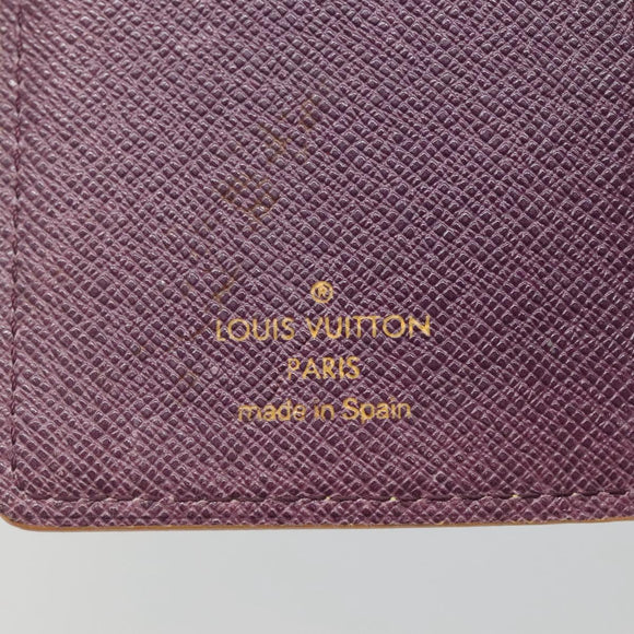 LOUIS VUITTON Epi Agenda PM Day Planner Cover Yellow R20059 LV Auth 135760