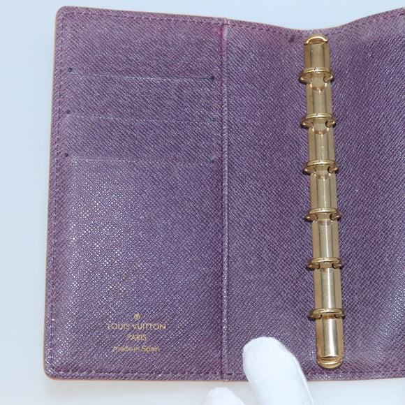 LOUIS VUITTON Epi Agenda PM Day Planner Cover Yellow R20059 LV Auth 135760