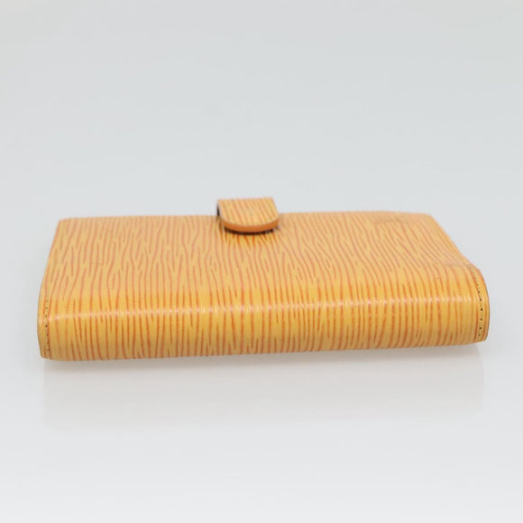 LOUIS VUITTON Epi Agenda PM Day Planner Cover Yellow R20059 LV Auth 135760