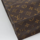 LOUIS VUITTON Monogram Sac Plat Hand Bag M51140 LV Auth 135768-16