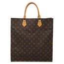 LOUIS VUITTON Monogram Sac Plat Hand Bag M51140 LV Auth 135768-2