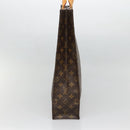 LOUIS VUITTON Monogram Sac Plat Hand Bag M51140 LV Auth 135768-4