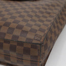 LOUIS VUITTON Damier Ebene Sac Plat Hand Bag N51140 LV Auth 135777-15