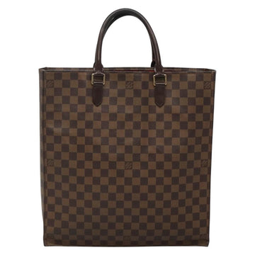 LOUIS VUITTON Damier Ebene Sac Plat Hand Bag N51140 LV Auth 135777 - 0