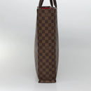 LOUIS VUITTON Damier Ebene Sac Plat Hand Bag N51140 LV Auth 135777-3