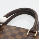 LOUIS VUITTON Damier Ebene Sac Plat Hand Bag N51140 LV Auth 135777-8