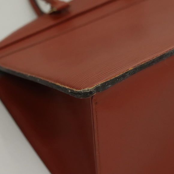 LOUIS VUITTON Epi Riviera Hand Bag Brown M48183 LV Auth 135782