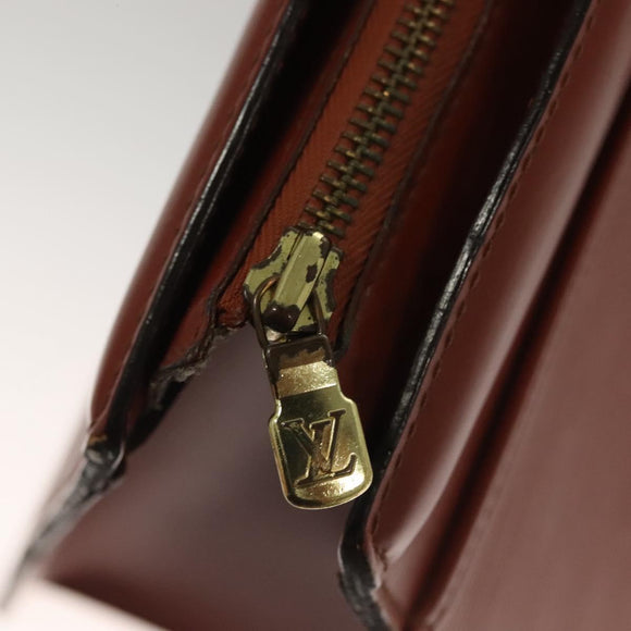 LOUIS VUITTON Epi Riviera Hand Bag Brown M48183 LV Auth 135782