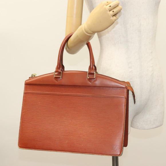 LOUIS VUITTON Epi Riviera Hand Bag Brown M48183 LV Auth 135782