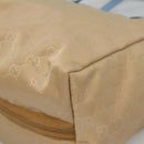 GUCCI GG Canvas Tote Bag Nylon Beige 282439 Auth 135786-9