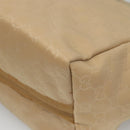 GUCCI GG Canvas Tote Bag Nylon Beige 282439 Auth 135786-15