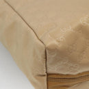 GUCCI GG Canvas Tote Bag Nylon Beige 282439 Auth 135786-16