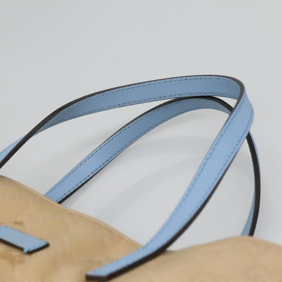 GUCCI GG Canvas Tote Bag Nylon Beige 282439 Auth 135786