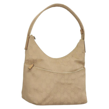 GUCCI GG Canvas Shoulder Bag Beige 001 3386 Auth 135789