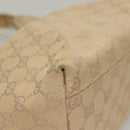 GUCCI GG Canvas Shoulder Bag Beige 001 3386 Auth 135789-14